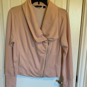 Halston Blush Pink Knit Jacket